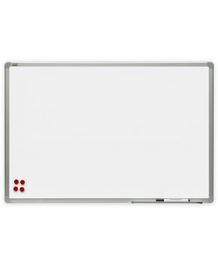 Balta magnetinė lenta 2x3, 180x90 cm, aliuminio rėmas