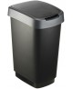 Atkritumu tvertne ROTHO Twist, 25 l, melna
