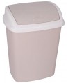 Šiukšliadėžė CURVER Swing, 25 l, smėlio