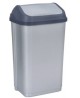 Atkritumu tvertne KEEPER, 50 l, pelēka