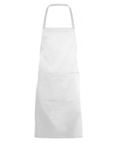 Vienreizlietojamais polipropilēna priekšauts, balts, 1 gab.