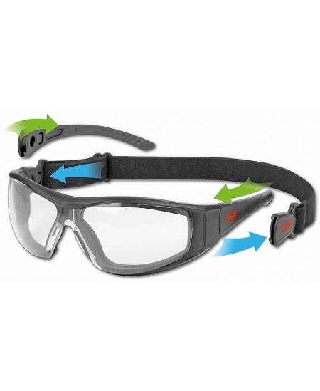 Aizsargbrilles Stealth Hybrid, caurspīdīgas