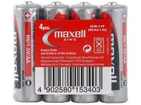 Elementai AA LR6 Alkaline, Maxell Zinc, 4 vnt.