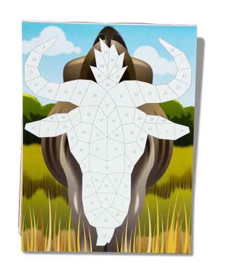 Uzlīmju mozaīku komplekts MELISSA & DOUG Safari dzīvnieki