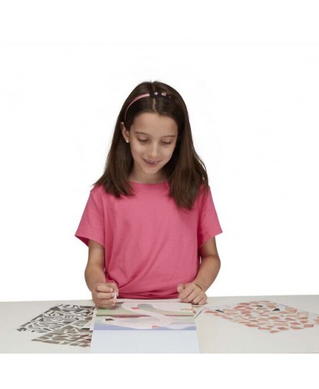 Uzlīmju mozaīku komplekts MELISSA & DOUG Safari dzīvnieki