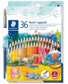 Krāsaini zīmuļi STAEDTLER Noris Club, akvareļa, 36 krāsas