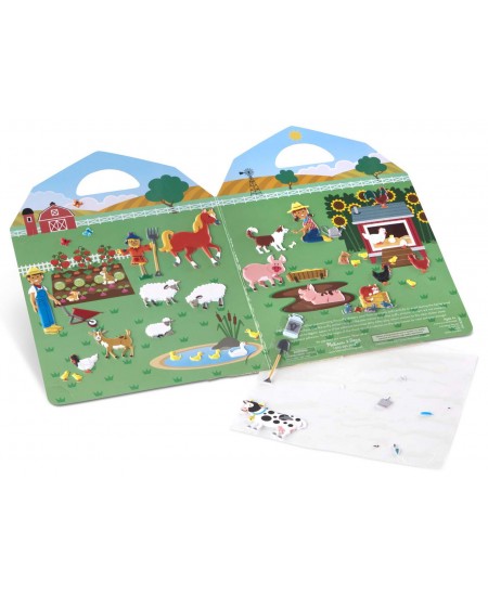 Atkārtoti lietojamu uzlīmju komplekts MELISSA &amp; DOUG Saimniecība