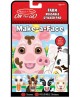 Atkārtoti lietojamu uzlīmju komplekts MELISSA & DOUG Make a Face Saimniecība