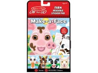 Daugkartinių lipdukų rinkinys MELISSA & DOUG Make a Face \"Ūkis\"