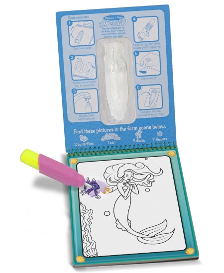 Ūdens zīmēšanas grāmata MELISSA & DOUG Water Wow Pasakas