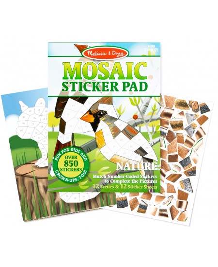Uzlīmju mozaīku komplekts MELISSA & DOUG Daba