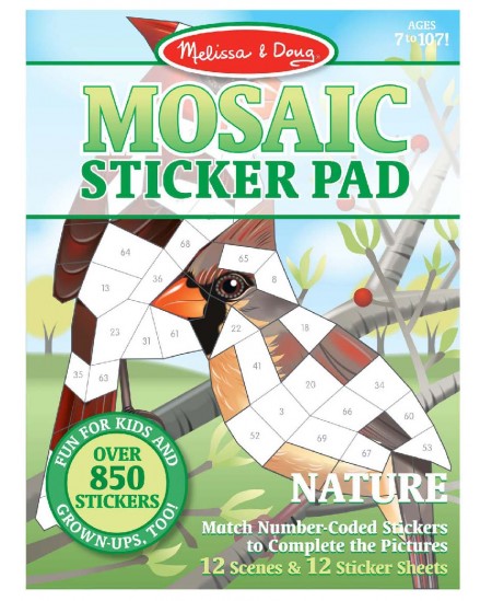 Uzlīmju mozaīku komplekts MELISSA & DOUG Daba