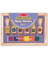 Medinių antspaudų su rankenėlėmis rinkinys MELISSA & DOUG