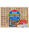 Antspaudų su raidėmis ir skaičiais rinkinys MELISSA & DOUG Deluxe