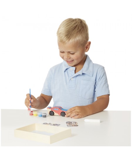 Rotaļlietu ražošanas komplekts MELISSA & DOUG Sacīkšu auto