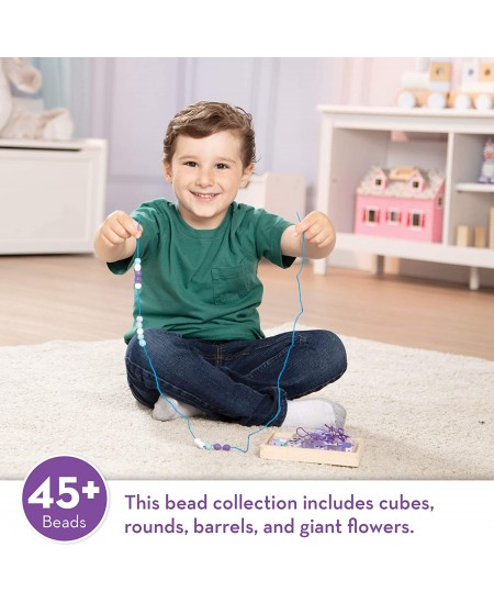 Koka krellīšu vēršanas komplekts MELISSA & DOUG Kvēlojošie ziedi