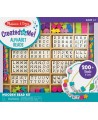 Medinių karoliukų vėrimo rinkinys su raidėmis MELISSA & DOUG