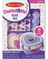 Kastes izdekorēšanas komplekts MELISSA & DOUG Sirds