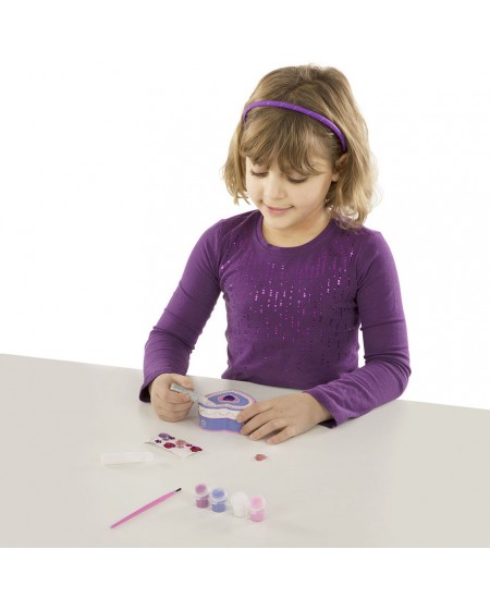 Kastes izdekorēšanas komplekts MELISSA & DOUG Sirds