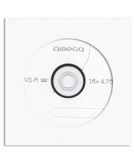Datu nesējs OMEGA CD-R, 700MB, 52X, papīra aploksnē