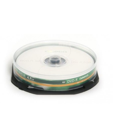 Datu nesējs OMEGA DVD-R, 4.7GB, 16X, 10 gab.