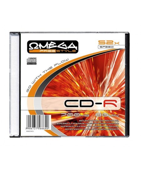 Datu nesējs FREESTYLE CD-R, 700MB, 52X, plānā kastītē