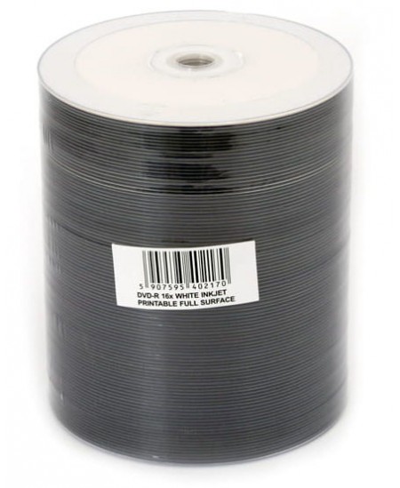 Datu nesējs OMEGA DVD-R, 4.7GB, 16X, printable, 100 gab.