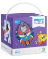 Puzļu komplekts DODO Transports, 6 puzles