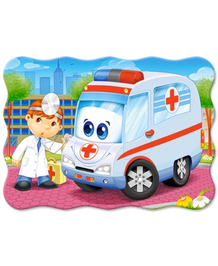 Puzle CASTORLAND Ambulance Doctor, 30 gabaliņi