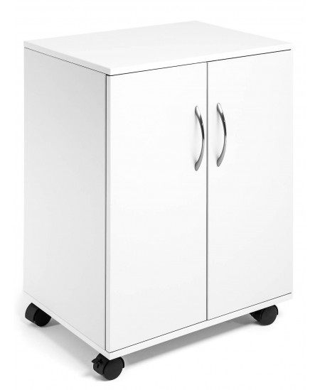 Daudzfunkcionāls skapītis, DURABLE, slēgts, balts