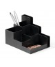 Galda organizators DURABLE, 5 nodalījumi, melns