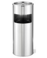 Nerūsējošā tērauda atkritumu tvertne DURABLE, sudraba, 17 l