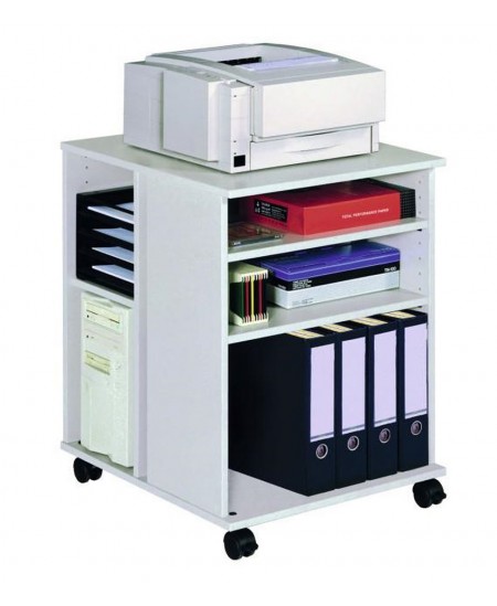 Daudzfunkcionāls skapītis, DURABLE, atvērts, balts