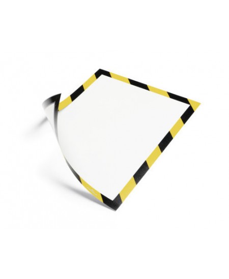 Inforāmis DURAFRAME SECURITY, A4, 23.6x32.3 cm, dzeltens / melns