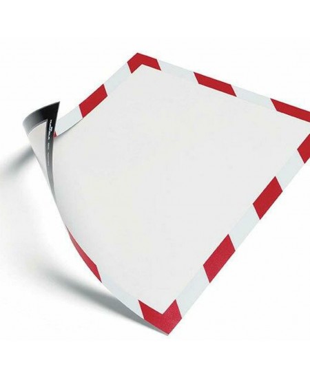 Inforāmis DURAFRAME SECURITY, A4, 23.6x32.3 cm, sarkana/balta