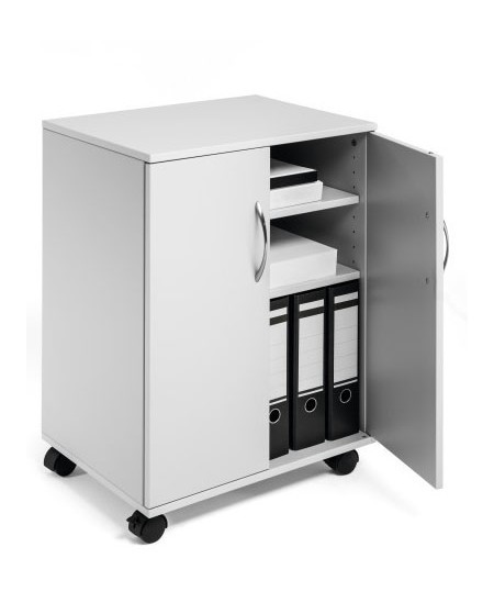 Daudzfunkcionāls skapītis, DURABLE, slēgts, pelēks