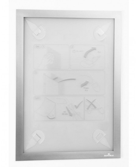 Inforāmis DURAFRAME Wallpaper, 32.2x23.6 cm, sudraba