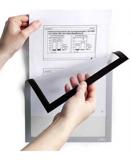 Inforāmis DURAFRAME MAGNETIC, 17.6x13 cm, sudraba