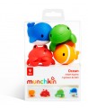 Izsmidzināmās vannas rotaļlietas MUNCHKIN Okeāns, 4 gab.