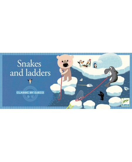 Klasiskā galda spēle DJECO Snakes and Ladders (5+)