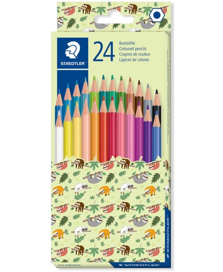 Krāsaini zīmuļi STAEDTLER 175, 24 krāsas