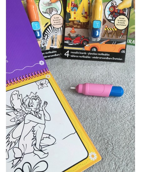 Ūdens zīmēšanas grāmata MELISSA & DOUG Water Wow Pasakas