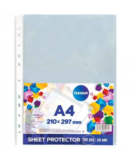 Kabatiņas FOROFIS, A4, 25 µm, caurspīdīgas, 100 gab.