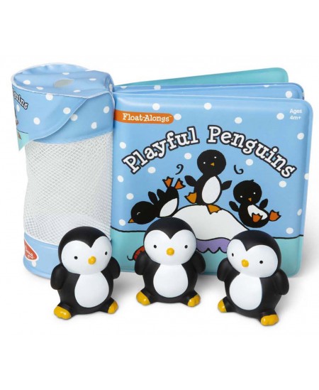 Vannas grāmatiņas un trīs rotaļlietu komplekts MELISSA & DOUG Rotaļīgie pingvīniņi