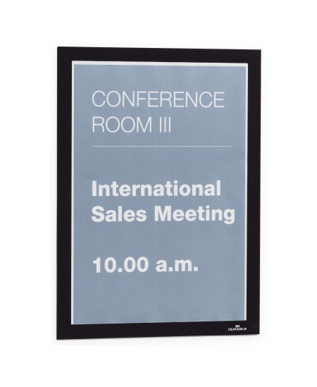 Rāmis dokumentiem DURABLE DURAFRAME®, A4, (iepak. - 2 gab.), melns