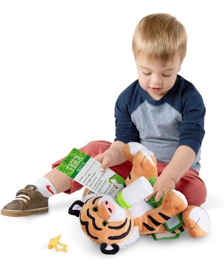 Mīkstā rotaļlieta ar aksesuāriem MELISSA & DOUG Tīģerēns, 28 cm