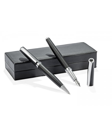 Komplekts GEORGIJA, pildspalva ar spalvu + pildspalva, dāvanu kastītē