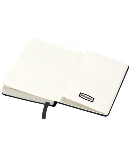 Piezīmju grāmatiņa JOURNAL BOOKS ar dzēšgumiju, A6, līnijota, melna