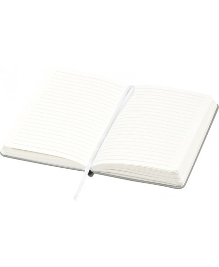 Piezīmju grāmatiņa JOURNAL BOOKS ar dzēšgumiju, A5, līnijota, sudraba krāsā
