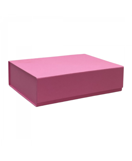 Dāvanu kastīte, magnētiska, 100x100x100 mm, rozā, 1 gab.